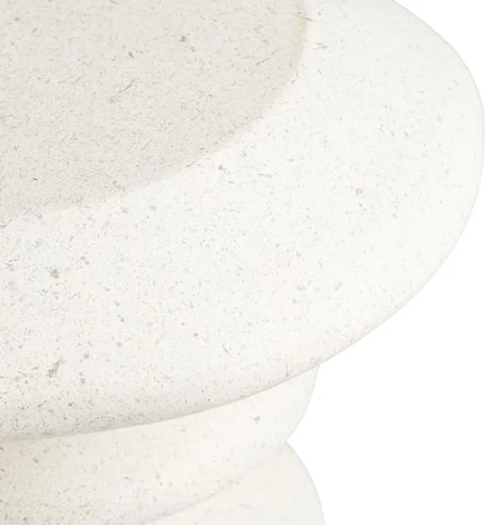 Stolik boczny Blackburn okrągły 36 cm biały