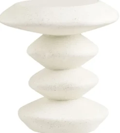 Stolik boczny Blackburn okrągły 36 cm biały