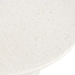 Stolik boczny Newtown okrągły 40 cm biały