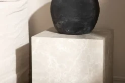 Stolik Dispect kwadratowy 40 cm beżowy
