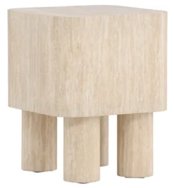 Stolik kawowy Klirou 40x40 cm trawertyn