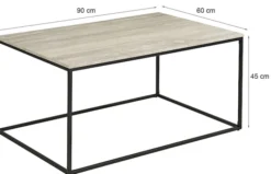 Stolik kawowy Krapina 90x60 cm trawertyn