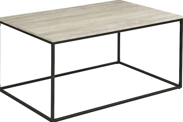 Stolik kawowy Krapina 90x60 cm trawertyn