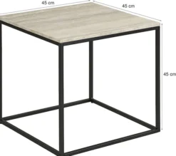 Stolik kawowy Krapina 45x45 cm trawertyn