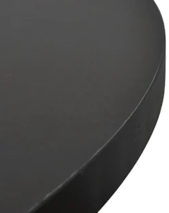 Stolik kawowy Loussly okrągły 75 cm czarny