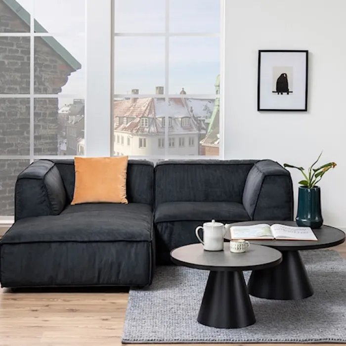 Stolik kawowy Merque ceramiczny retro średnica 66 cm
