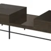 Stolik kawowy Piemonte 134x60 cm Jesion portland/czarny