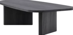 Stolik kawowy Ritony 65 x 130 cm dąb czarny