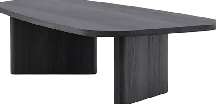 Stolik kawowy Ritony 65 x 130 cm dąb czarny