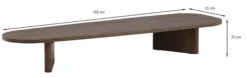 Stolik kawowy Ritony 180x55 cm mokka