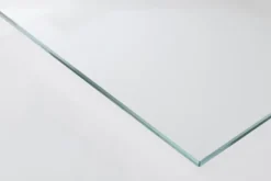 Stolik kawowy Samos średnica 80 cm transparentny szklany