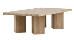 Stolik kawowy Slavell 140x80x40cm dąb naturalny