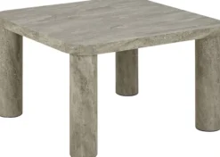 Stolik kawowy Sorisel 60x60 cm szary marmur
