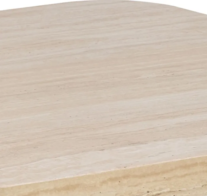 Stolik kawowy Sorisel 60x60 cm trawertyn