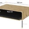 Stolik kawowy Trend 100 cm Dąb artisan