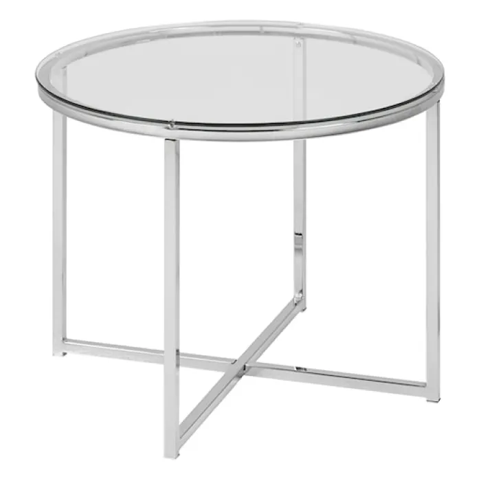 Stolik kawowy Udbina szklany średnica 55 cm