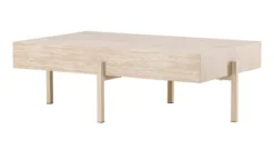 Stolik kawowy Vadholmen 126x82 cm bielony