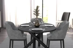 Stół owalny Fjorn 138x100 cm jesion portland