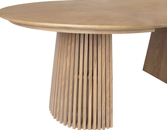 Stół rozkładany Formisty 120-200x120 cm lamele dąb naturalny