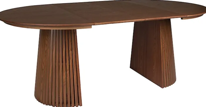 Stół rozkładany Formisty 120-200x120 cm lamele orzech