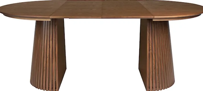 Stół rozkładany Formisty 120-200x120 cm lamele orzech