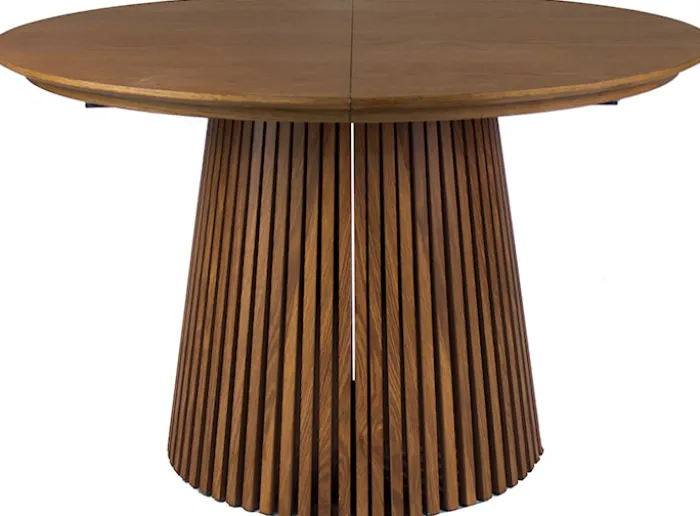 Stół rozkładany Formisty 120-200x120 cm lamele orzech