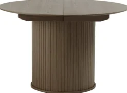 Stół rozkładany Gativel 120-167 cm lamele dąb palony