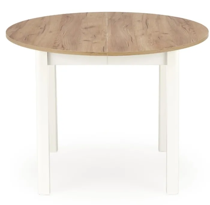 Stół rozkładany Nelloom 102-142x102 dąb craft/ biały