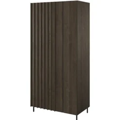 Szafa dwudrzwiowa Piemonte 92 cm Jesion portland/czarny