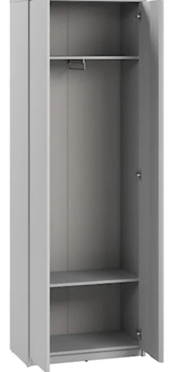 Szafa dwudrzwiowa Simply 69 cm szara