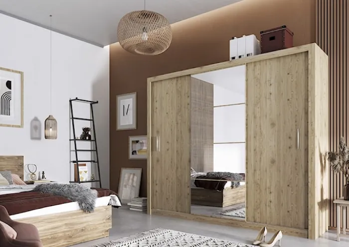 Szafa Idea 250 cm z lustrem San remo