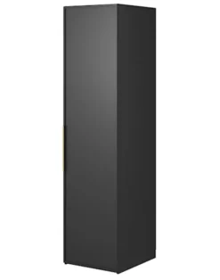 Szafa jednodrzwiowa Frame z drążkiem 50 cm Czarna