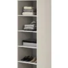 Szafa jednodrzwiowa Frame z półkami 50 cm Szary beż