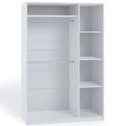 Szafa Rinker trzydrzwiowa 135cm Biały