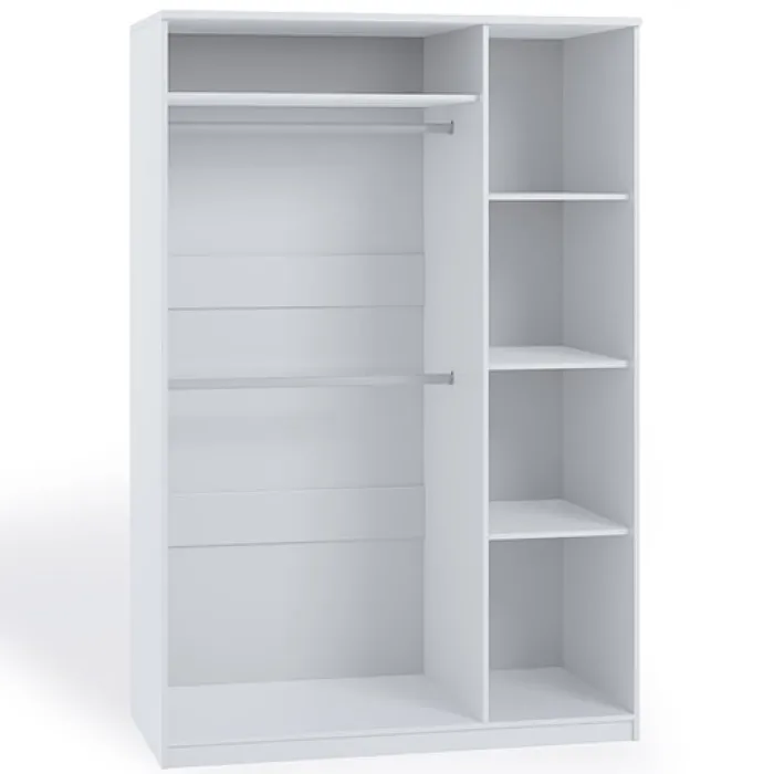 Szafa Rinker trzydrzwiowa 135cm Biały