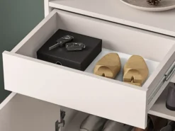 Szafka jednodrzwiowa na buty Dioce z szufladą 50 cm Kaszmir