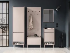 Szafka na buty Dioce z klapą i siedziskiem 69 cm Kaszmir