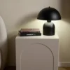 Szafka nocna Arkadia jednodrzwiowa z frezowanymi frontami 50 cm kaszmir