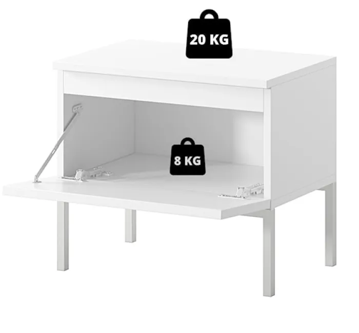 Szafka nocna Bemmi 49 cm kaszmir