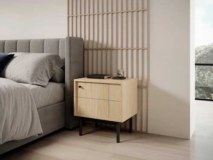 Szafka nocna Japandies 54 cm Dąb linea