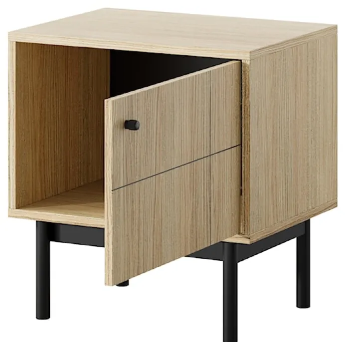 Szafka nocna Japandies 54 cm Dąb linea