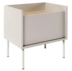 Szafka nocna Tovi jednodrzwiowa 50 cm kaszmir/dąb lindberg