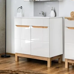 Szafka pod umywalkę Jakkarta biała 80 cm