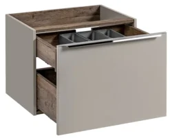 Szafka pod umywalkę Olimmi 60 cm szara/dąb santa