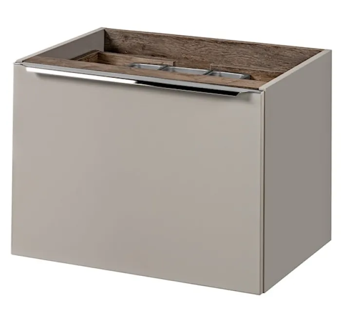Szafka pod umywalkę Olimmi 60 cm szara/dąb santa