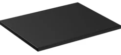 Szafka pod umywalkę Temirni 60 cm czarna lamele z blatem