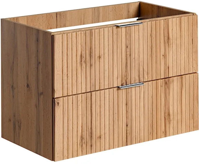 Szafka pod umywalkę Temirni 80 cm dąb wotan lamele