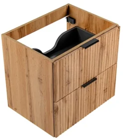 Szafka pod umywalkę Temirni 60 cm dąb wotan lamele