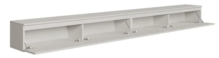 Szafka RTV Bemmi wisząca 300 cm biały