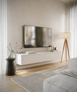 Szafka RTV Bemmi wisząca 175 cm biały